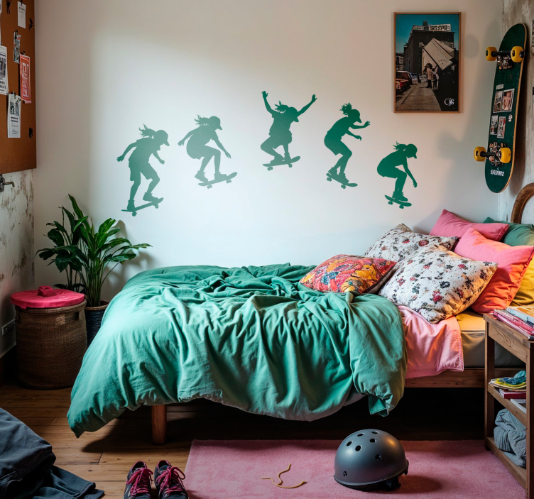 运动贴纸 滑冰序列 - TenStickers