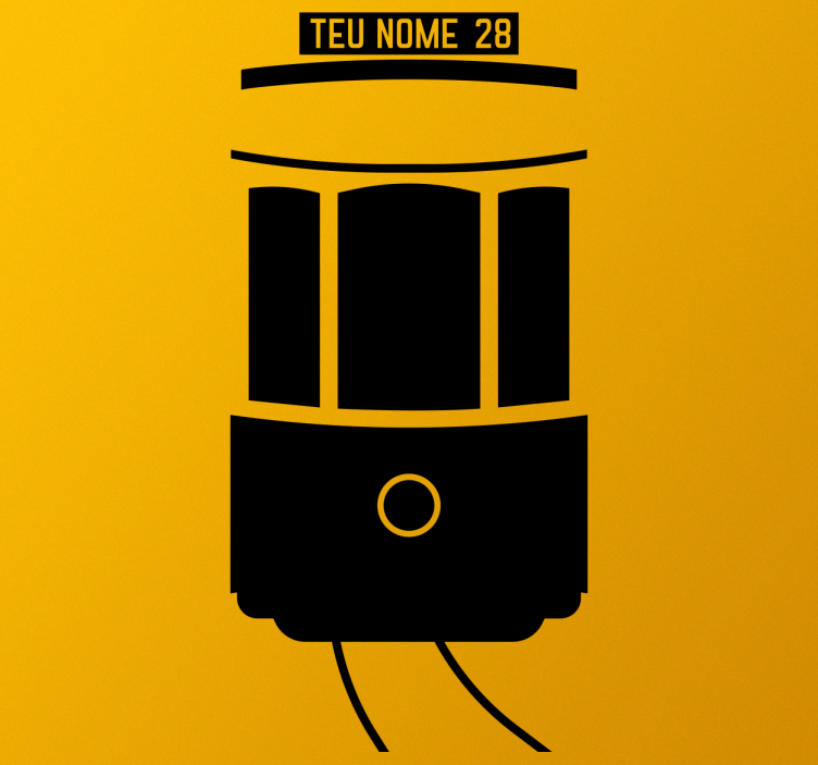 动物贴画 里斯本电动可定制贴纸 - TenStickers