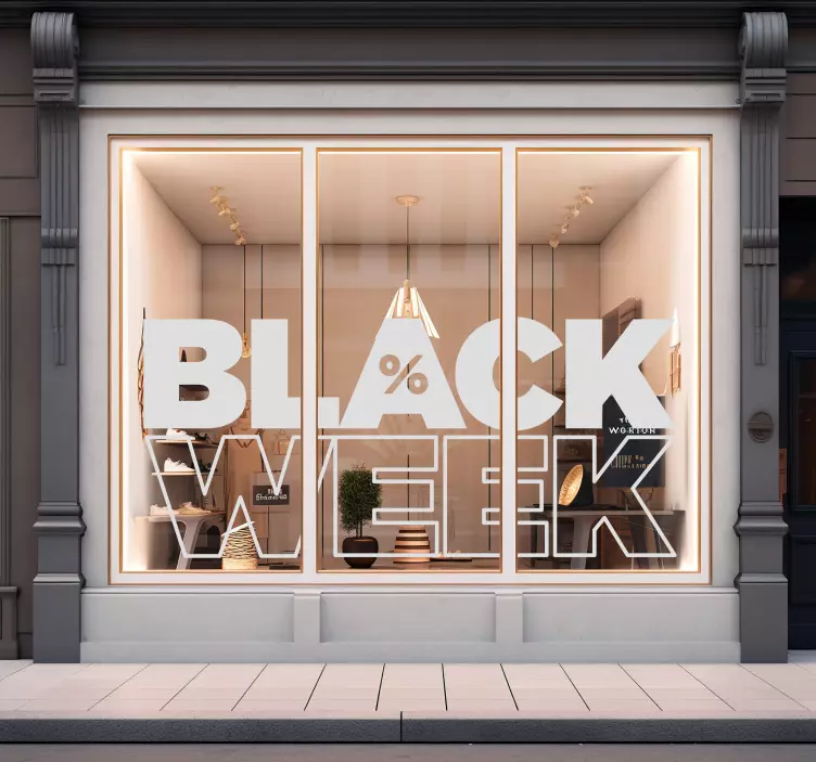 黑色星期五贴画 周促销 - TenStickers