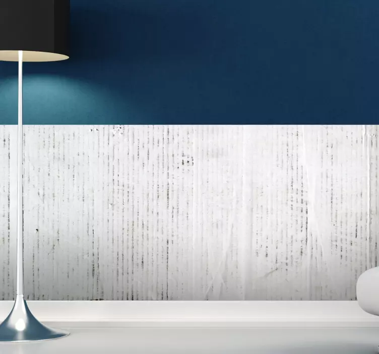 白色纸板乙烯基板 - TenStickers