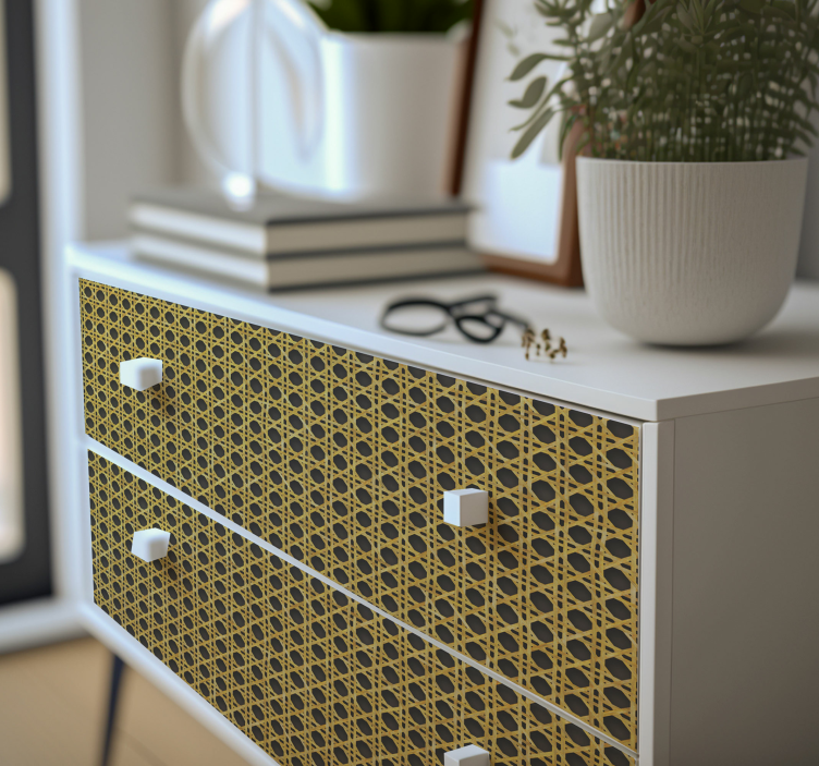 家具贴纸 柳条孔 - TenStickers