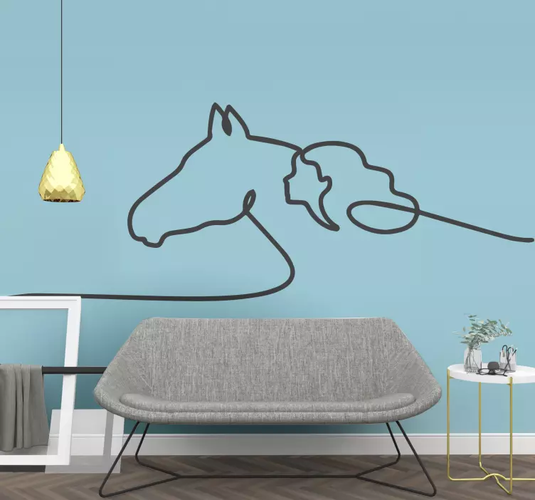动物贴画 马匹剪影设计 - TenStickers