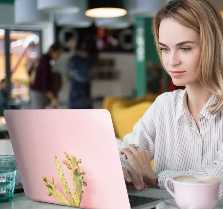 野仙人掌笔记本电脑贴纸 - TenStickers