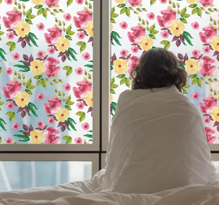 窗户胶野花 - TenStickers