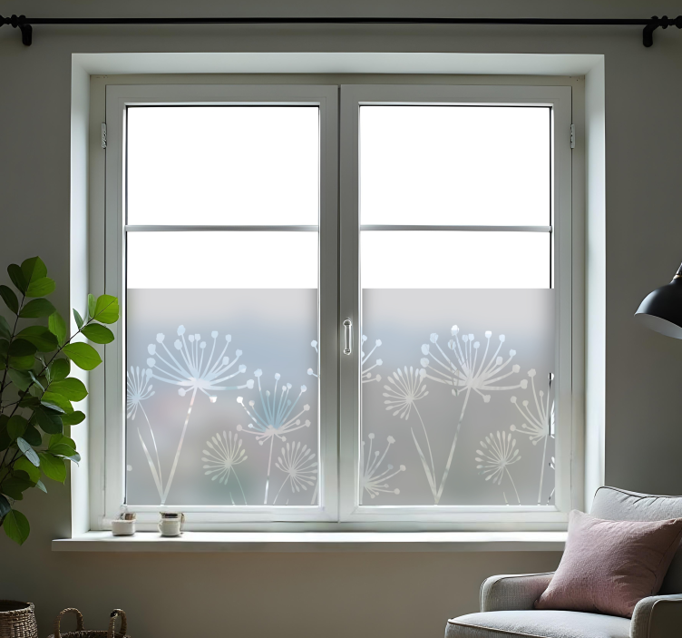 车窗贴纸蒲公英 - TenStickers