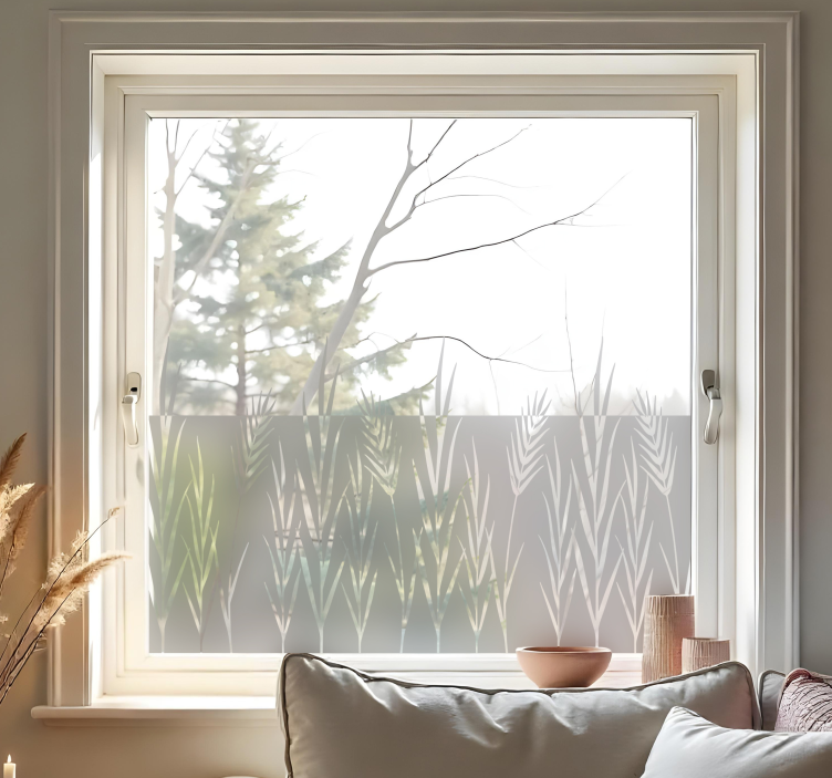 车窗贴纸植物与尖刺 - TenStickers