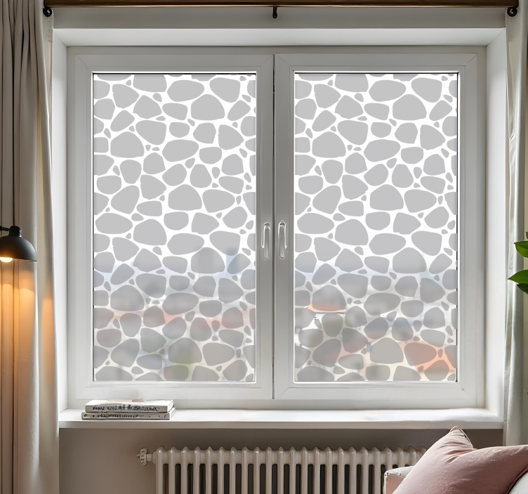 车窗贴纸石头剪影 - TenStickers