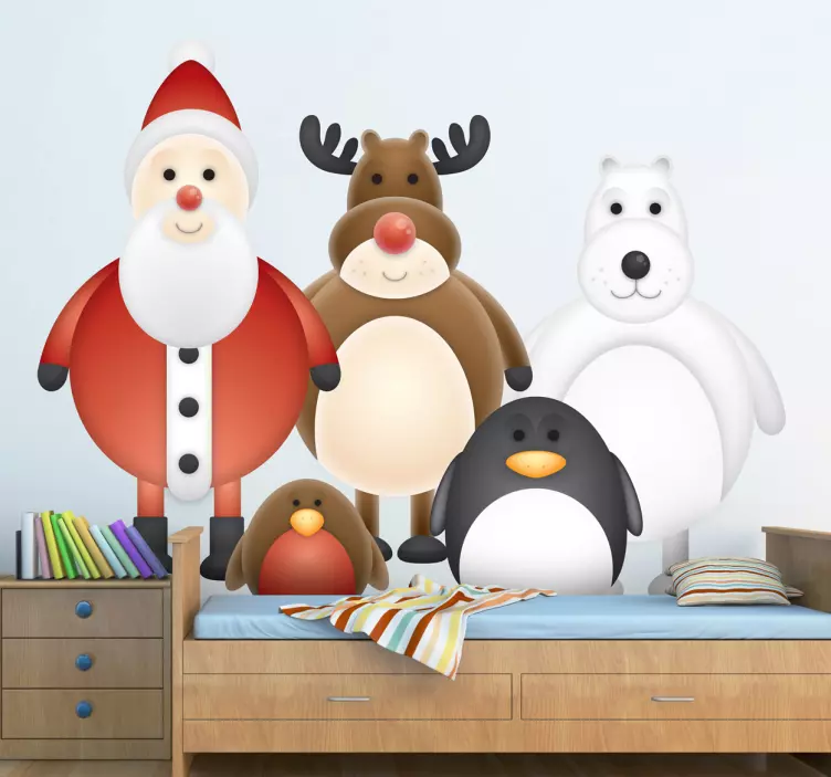 冬季人物贴纸 - TenStickers