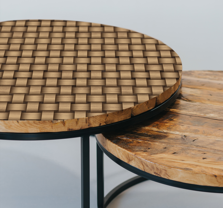 家具贴纸 木材交织在一起 - TenStickers