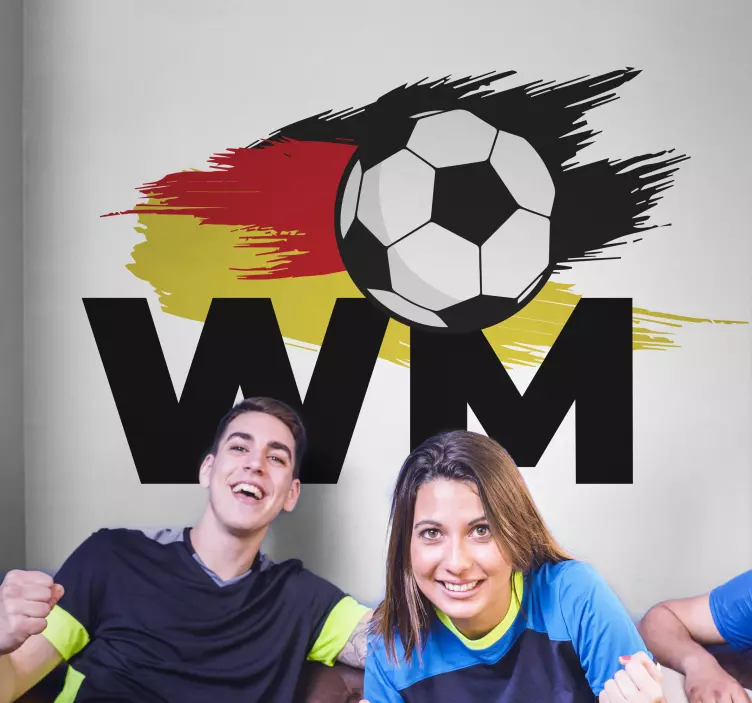 世界足球德国足球墙贴 - TenStickers
