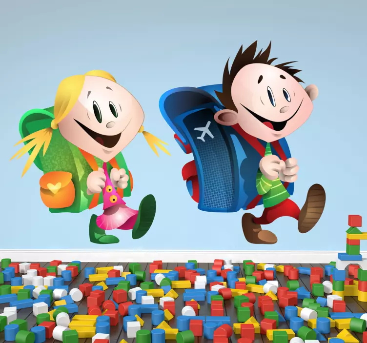 青年学生墙贴 - TenStickers