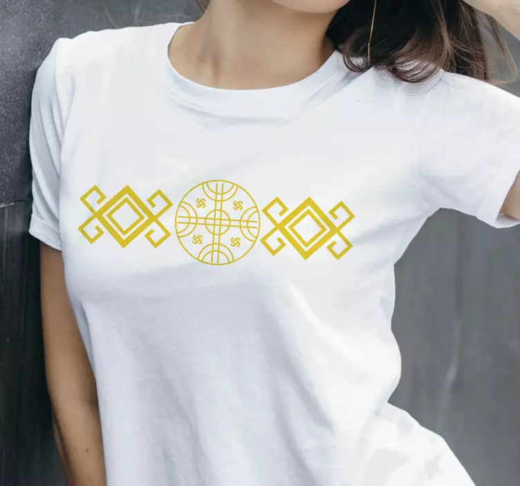 T恤衫 红色马普切风格 - TenStickers