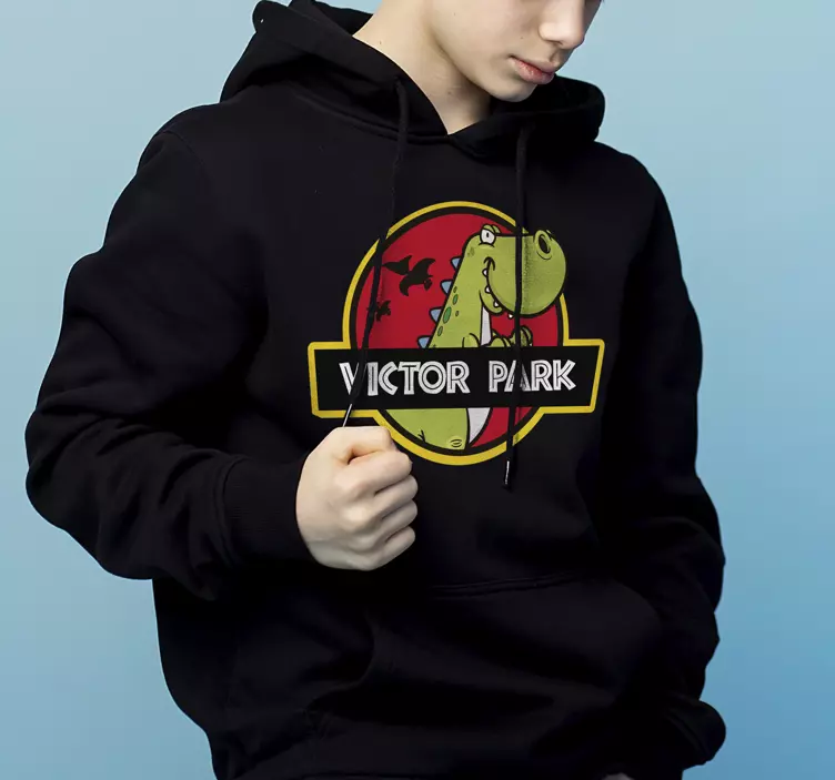 侏罗纪公园恐龙孩子t恤的名称 - TenStickers