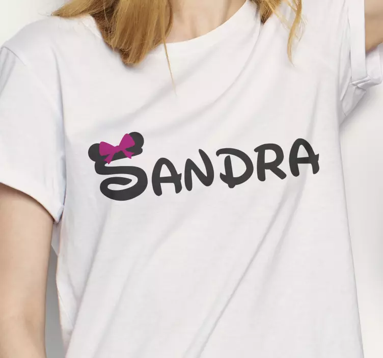 可定制的米妮老鼠儿童 t 恤 - TenStickers