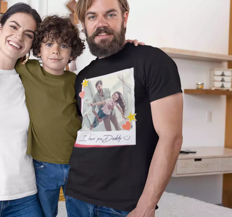 我爱你，爸爸父亲节衬衫 - TenStickers