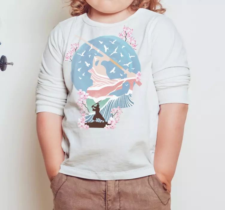 日本动漫战斗机艺术定制 t 恤 - TenStickers