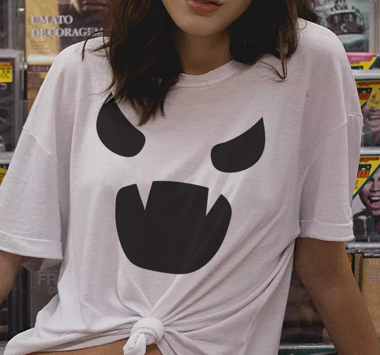 成人南瓜万圣节衬衫 - TenStickers