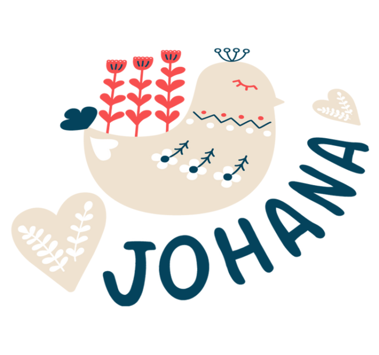 乙烯基地毯动物北欧雪鸟个性定制 - TenStickers