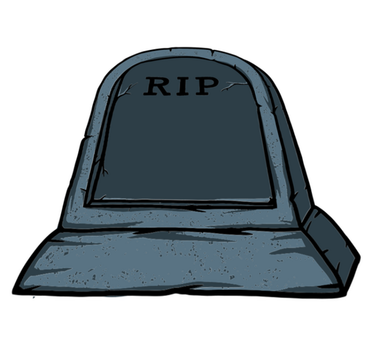 乙烯基地毯万圣节墓地奇异与不寻常 - TenStickers