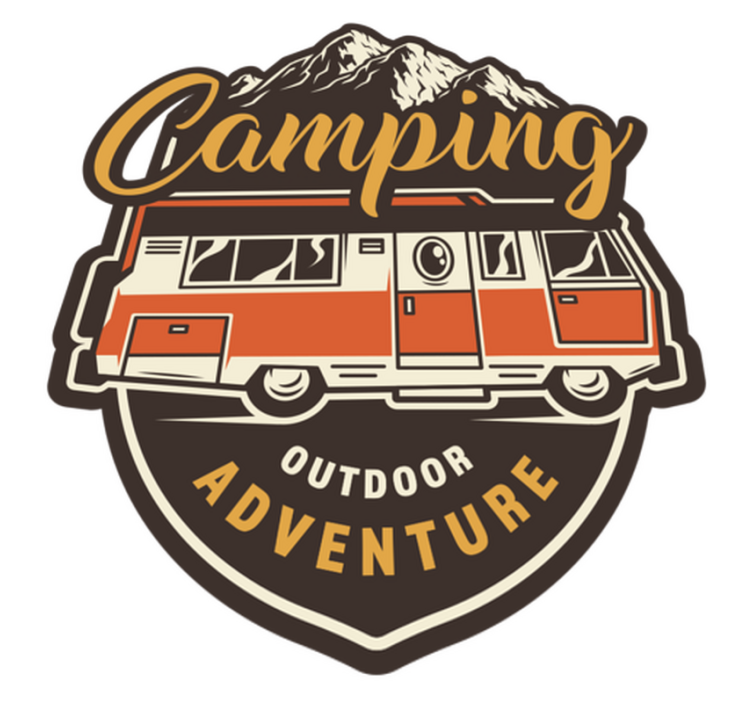 乙烯基花草地毯适合房车露营冒险 - TenStickers