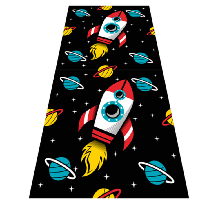 乙烯基地毯星星无限延伸至天际 - TenStickers