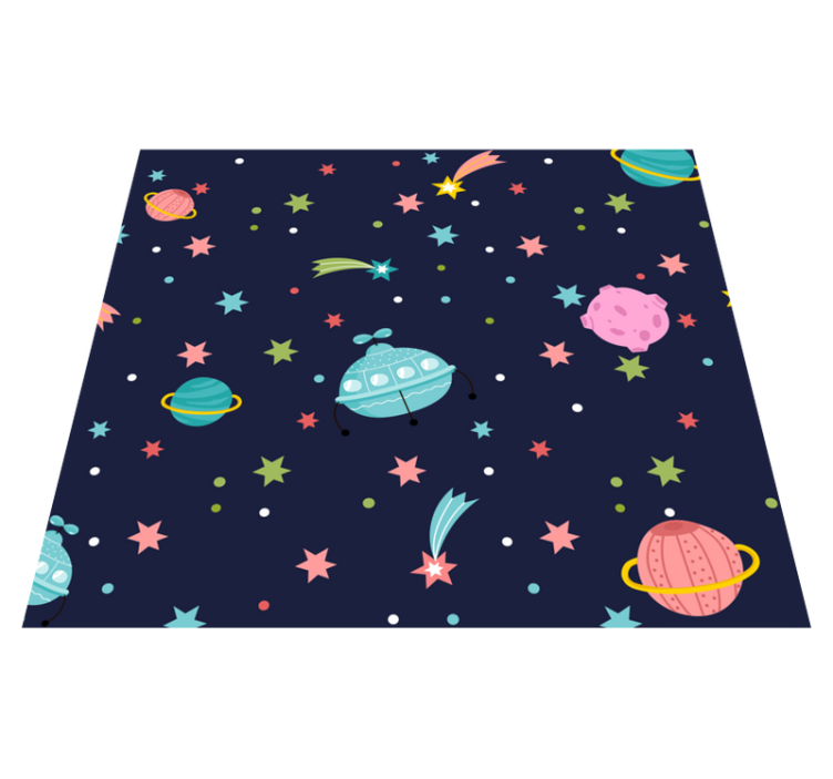 乙烯基地毯星星天体空间 - TenStickers