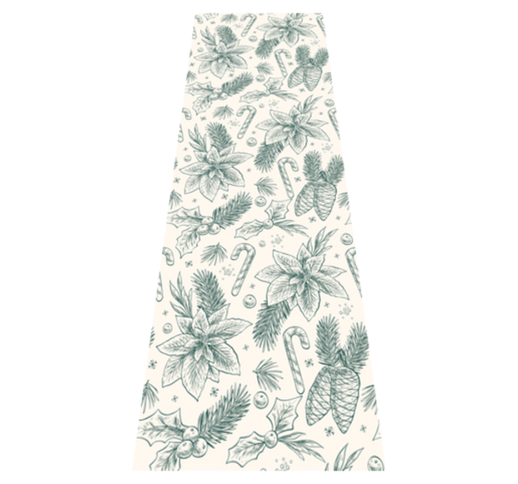 乙烯基地毯圣诞手绘礼物图案 - TenStickers