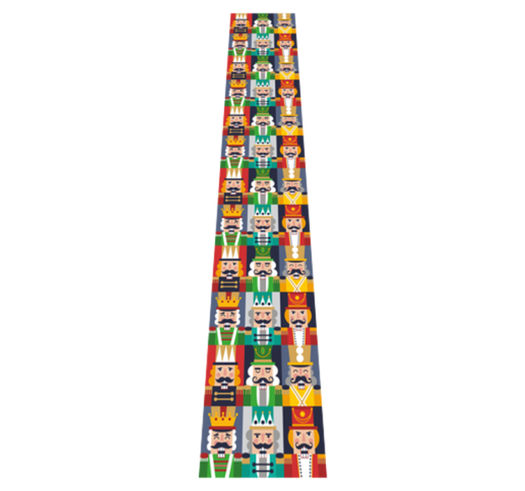 乙烯基地毯圣诞胡桃夹子框架 - TenStickers