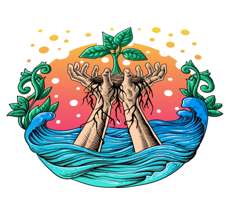 天然乙烯基地毯 让双手拥抱自然 - TenStickers