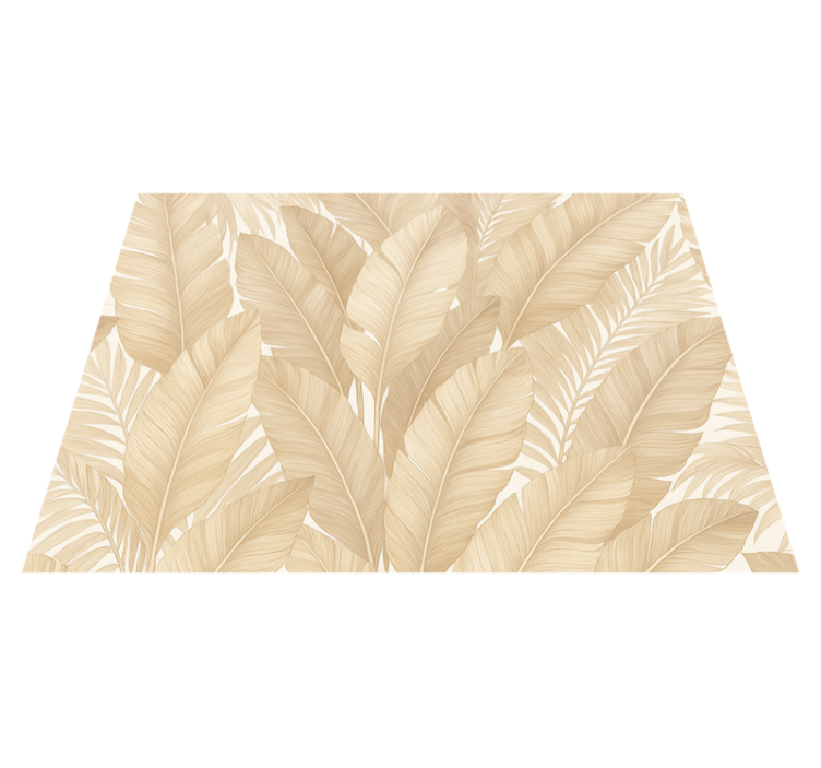卧室乙烯基地毯柔软植物风格 - TenStickers