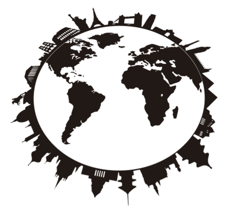 乙烯基地毯与纪念碑的世界 - TenStickers