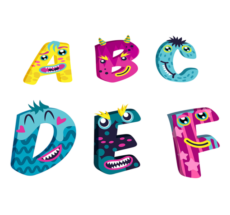 乙烯基地毯 儿童 cpp_privalia字母地毯 - TenStickers