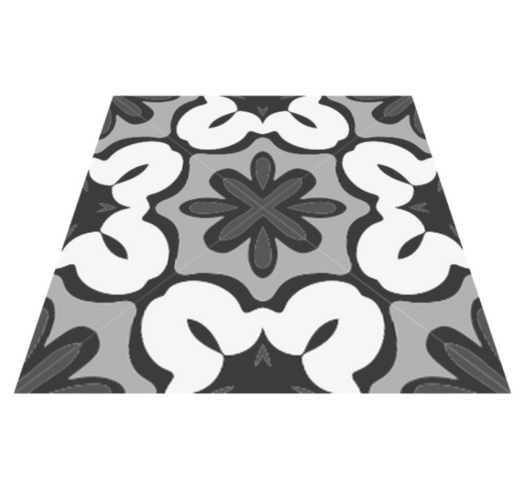 乙烯基地毯浴室液压灰色格拉西亚风格 - TenStickers