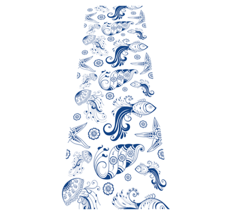 乙烯基地毯浴室装饰海洋生物淋浴 - TenStickers