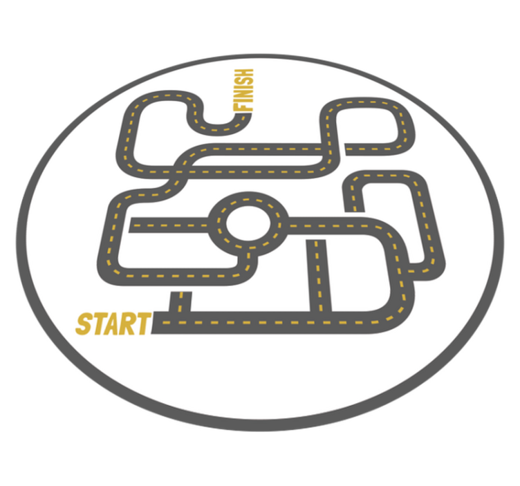 乙烯基地毯游戏 公路冒险 - TenStickers