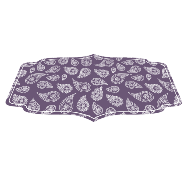 乙烯基地毯 佩斯利曼陀罗图案 - TenStickers