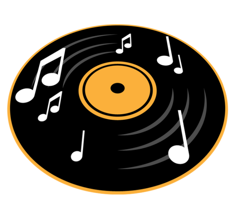 音符青少年乙烯基地毯 - TenStickers