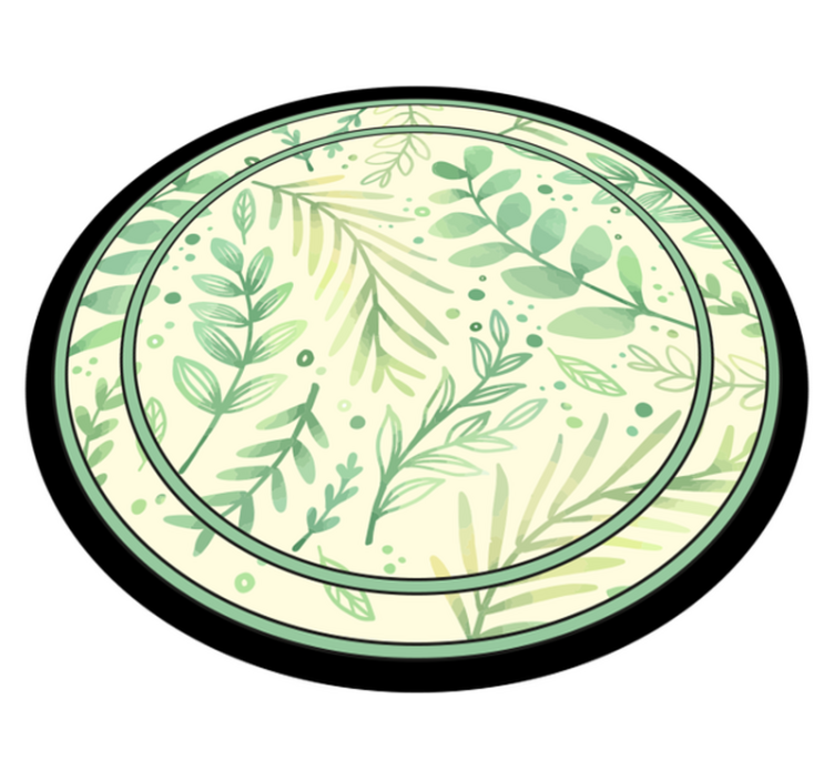 乙烯基花草地毯 植物主题装饰 - TenStickers