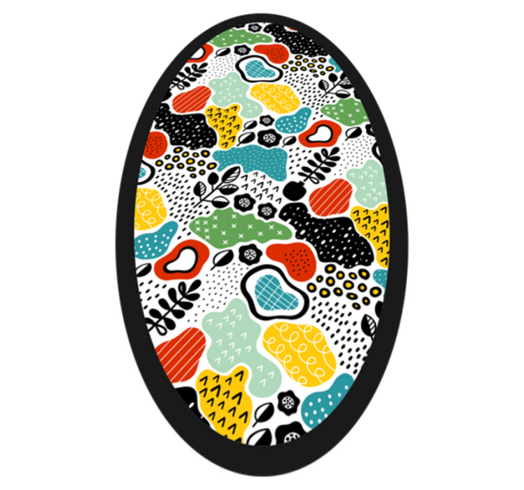 天然乙烯基地毯 丰富多彩的自然图案 - TenStickers