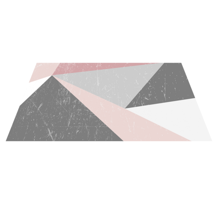 乙烯基地毯几何 几何形状叠加 - TenStickers