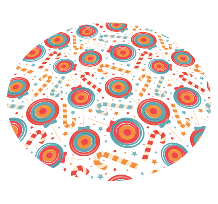 乙烯基地毯游戏 糖果乐园意象 - TenStickers