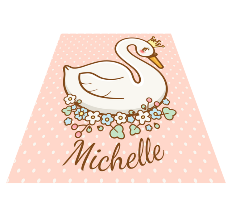 乙烯基地毯名称 定制天鹅景观 - TenStickers