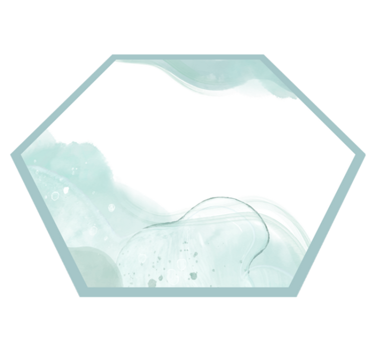 极简主义柔和水蓝漩涡 - TenStickers