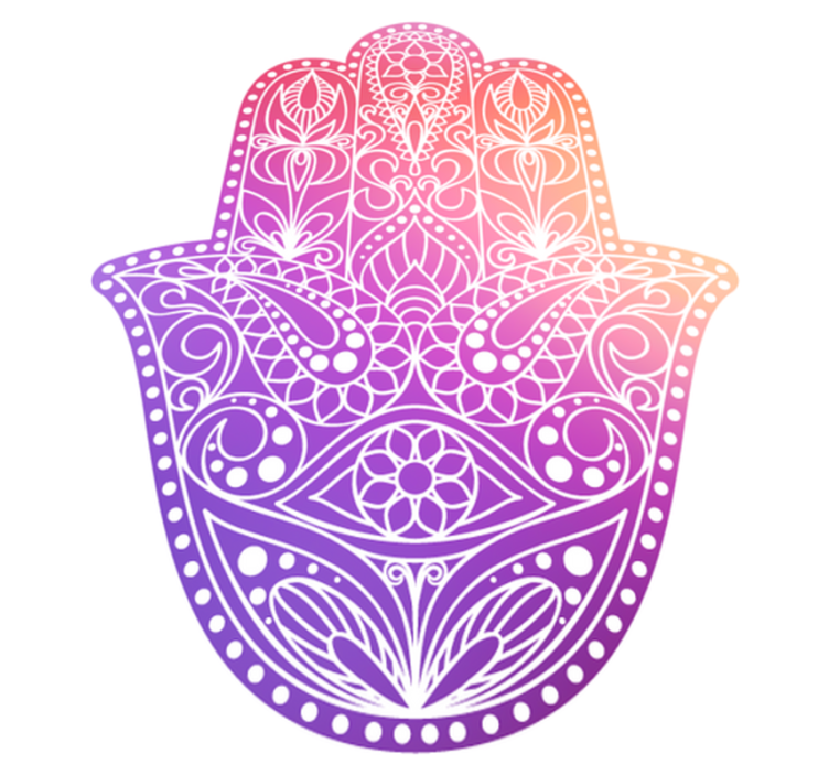 乙烯基地毯曼荼罗手绘设计 - TenStickers