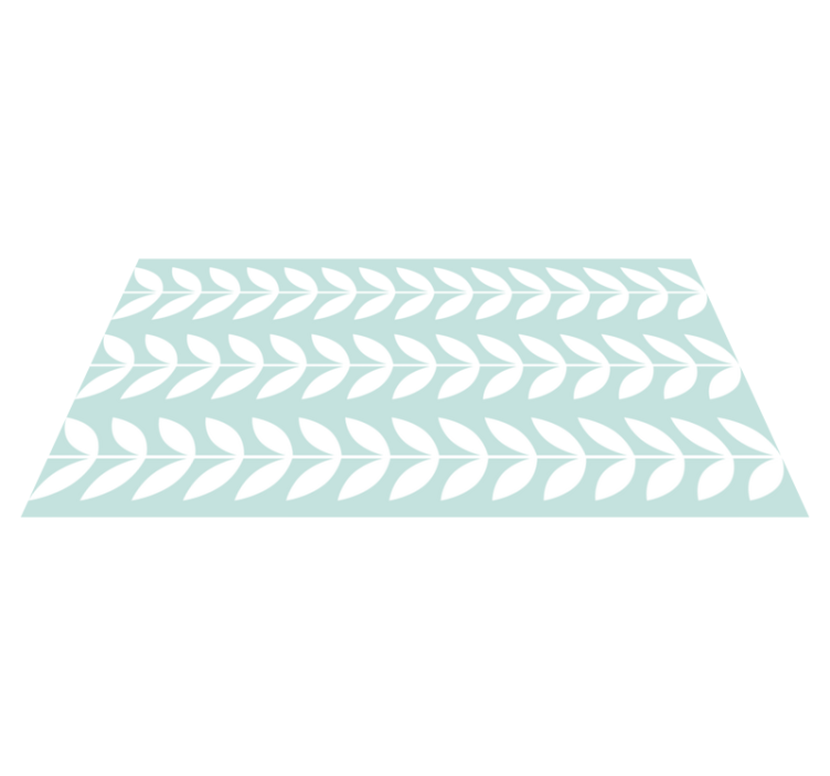 天然乙烯基地毯叶子绿意图案 - TenStickers