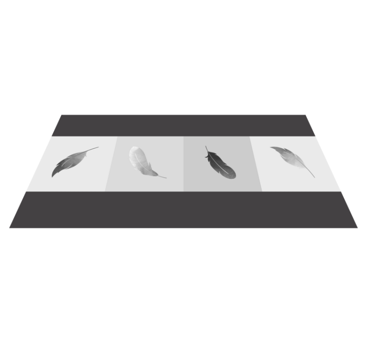 乙烯基地毯动物展现轻羽极简风格 - TenStickers