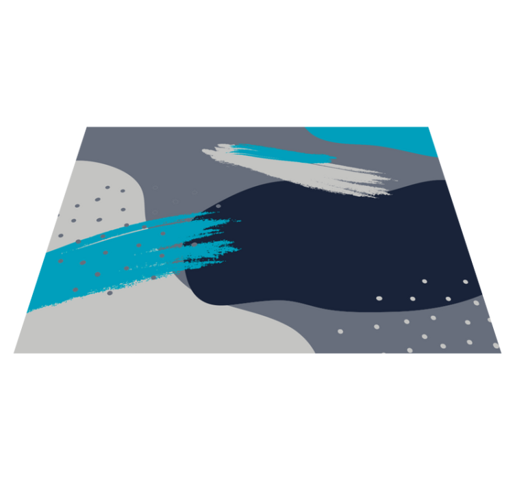 乙烯基地毯抽象水花图案 - TenStickers