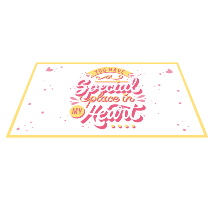 你有一个特殊的地方定制地毯 - TenStickers