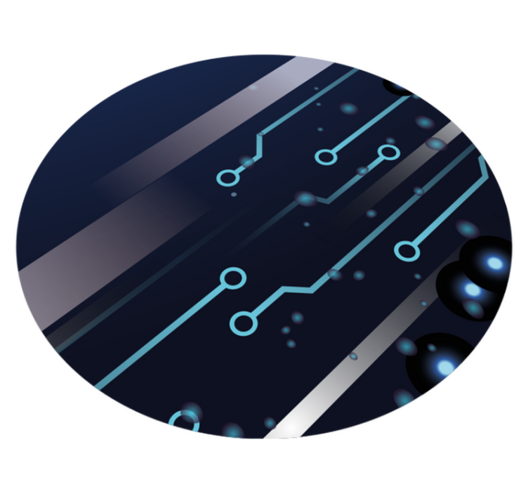 乙烯基地毯电路板图案 - TenStickers