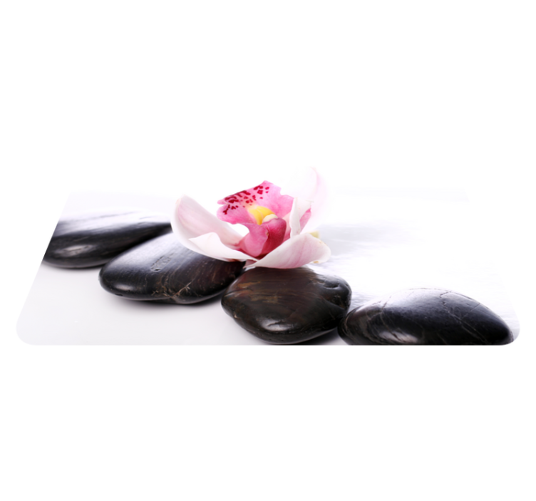 天然乙烯基地毯优雅花卉宁静 - TenStickers